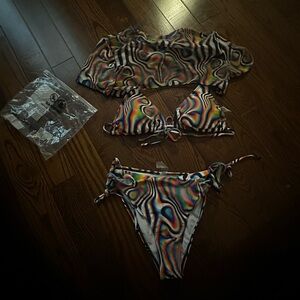 Colorful Swirl Bikini Set
